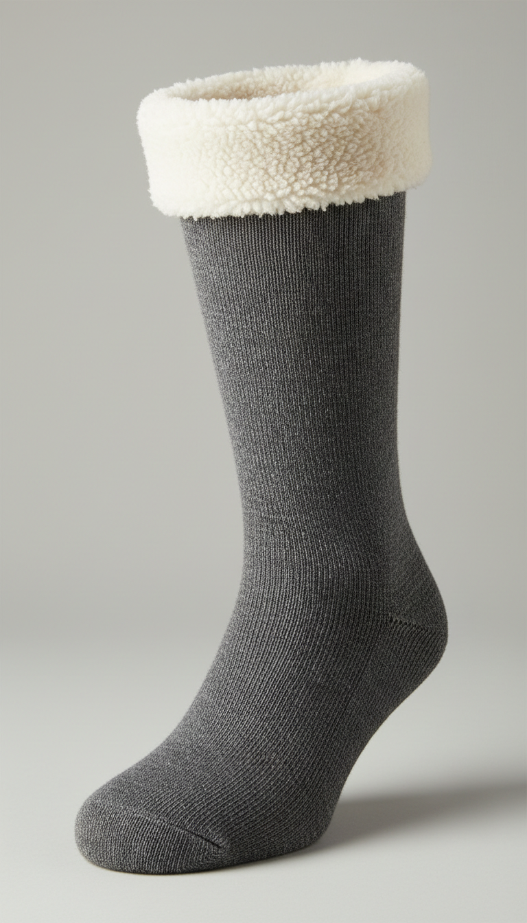 Chaussettes chaudes doublées polaire
