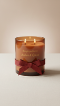 Bougie parfumée ambre et épices