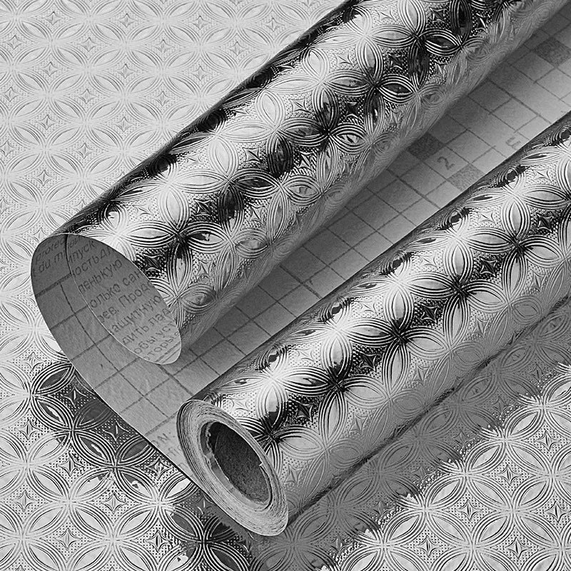 Film adhésif aluminium anti-huile pour cuisine, crédence et meubles