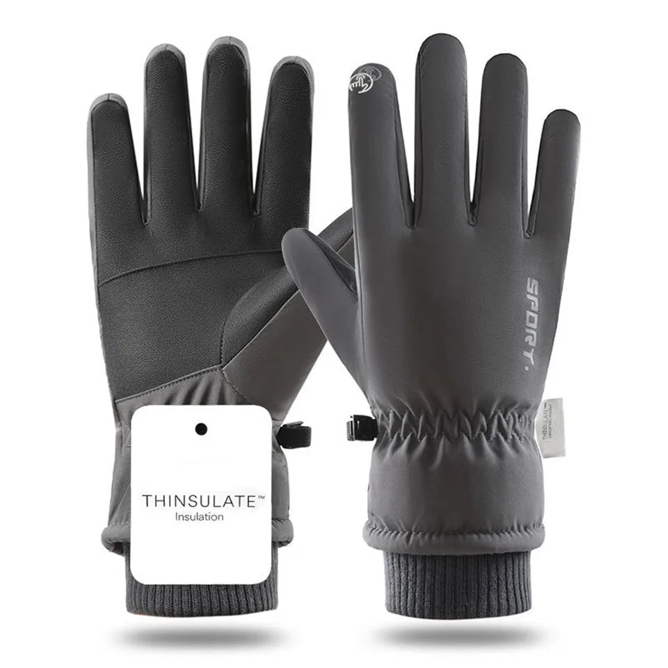 Gants d'hiver chauds pour cyclisme et plein air, écran tactile