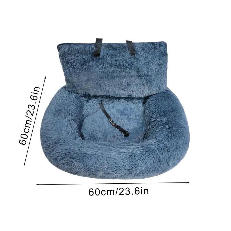 Siège coussin de voiture pour chien, antidérapant et lavable