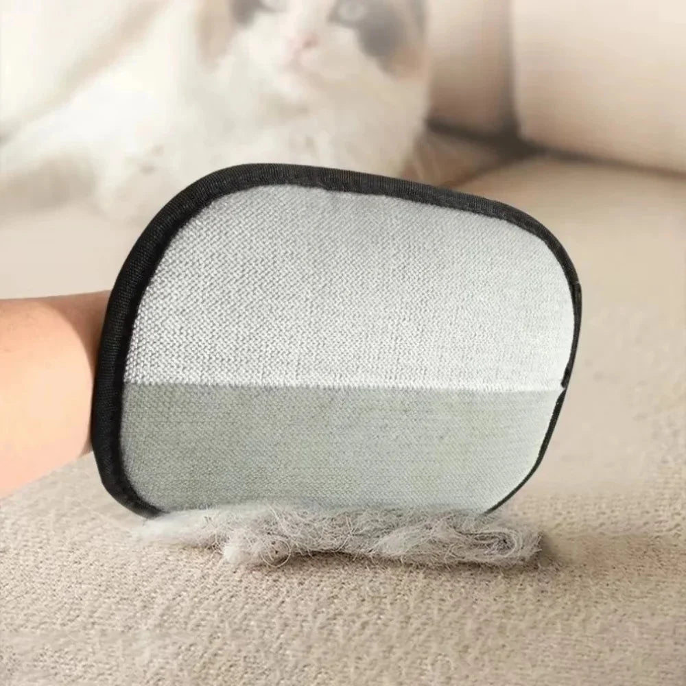 Gant anti-poils réutilisable pour chien et chat, double face