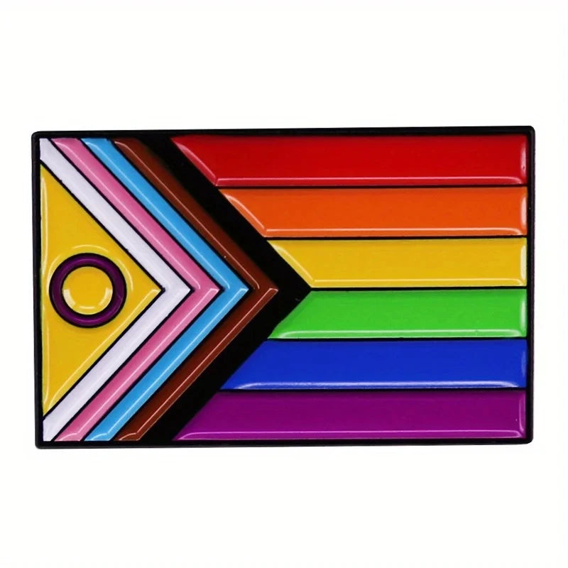 Pin's émaillé arc-en-ciel Pride en alliage de zinc, 20 modèles