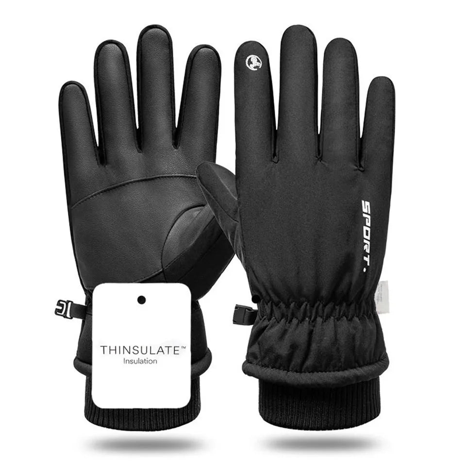 Gants d'hiver chauds pour cyclisme et plein air, écran tactile
