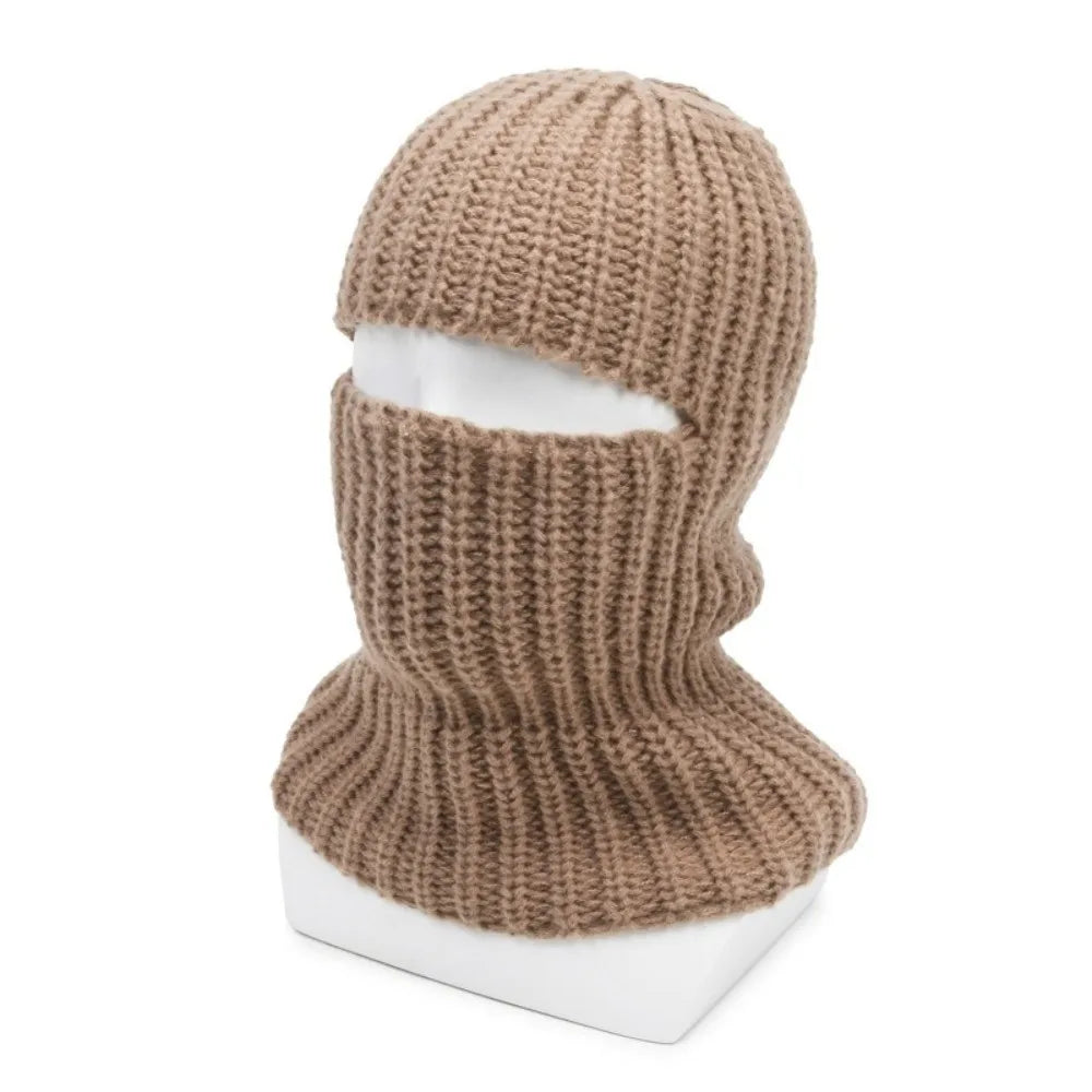 Cagoule multifonction en maille douce, cache-cou et bonnet