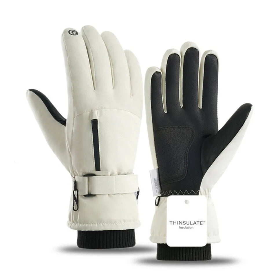Gants d'hiver chauds pour cyclisme et plein air, écran tactile