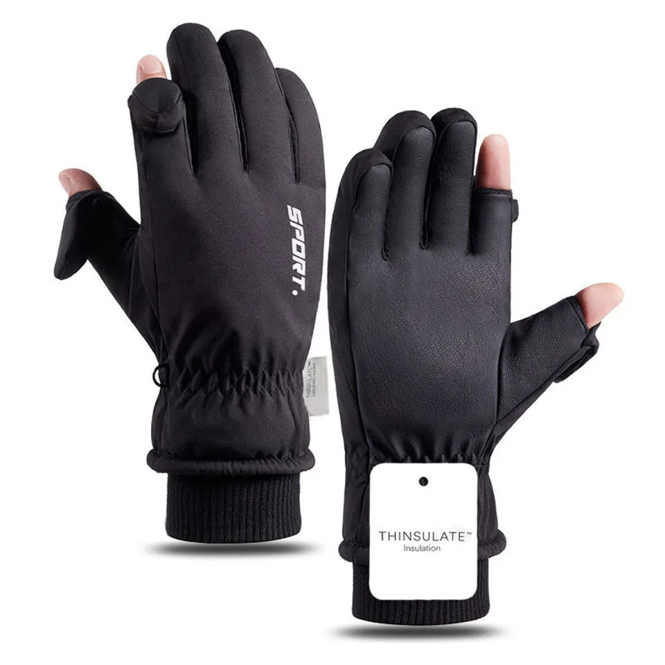 Gants d'hiver chauds pour cyclisme et plein air, écran tactile