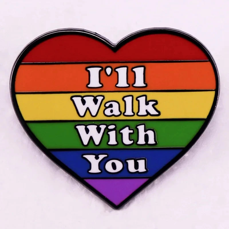Pin's émaillé arc-en-ciel Pride en alliage de zinc, 20 modèles