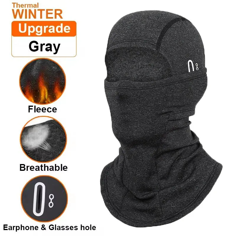 Cagoule thermique intégrale pour sports d'hiver