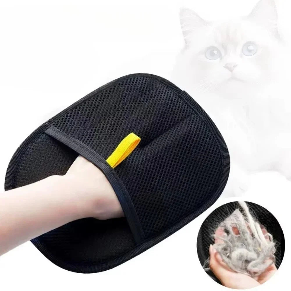 Gant anti-poils réutilisable pour chien et chat, double face
