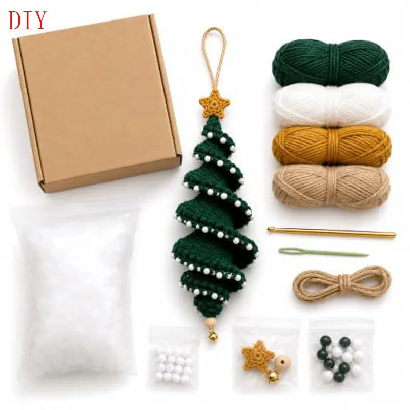 Kit créatif de Noël : décoration bonhomme de neige en spirale à réaliser soi-même