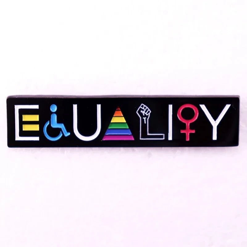 Pin's émaillé arc-en-ciel Pride en alliage de zinc, 20 modèles
