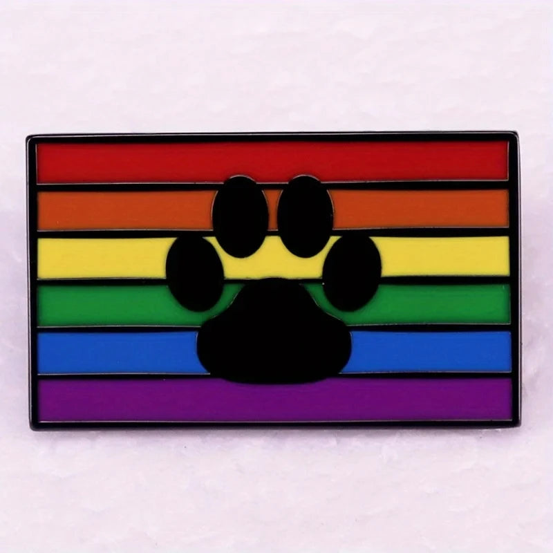Pin's émaillé arc-en-ciel Pride en alliage de zinc, 20 modèles