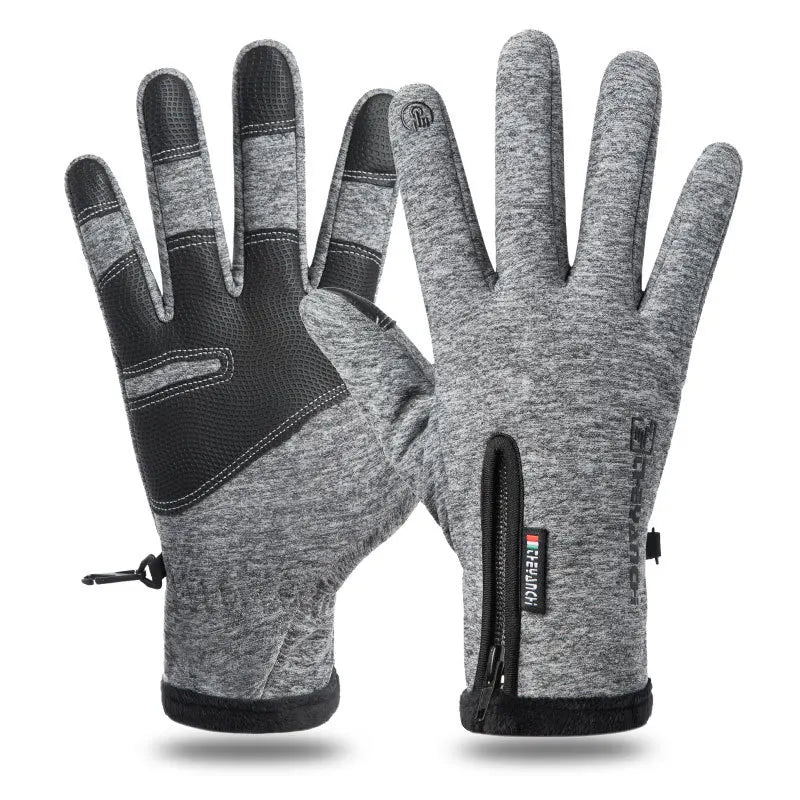 Gants d'hiver thermiques coupe-vent, écran tactile, pour le sport