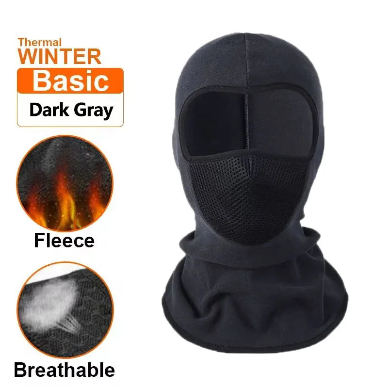 Cagoule thermique intégrale pour sports d'hiver