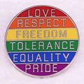 Pin's émaillé arc-en-ciel Pride en alliage de zinc, 20 modèles