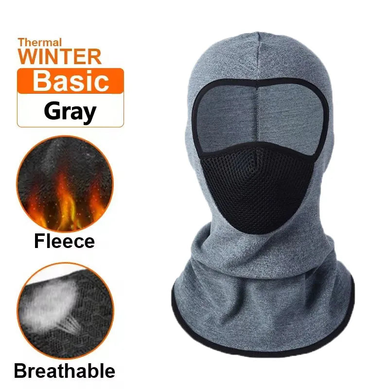 Cagoule thermique intégrale pour sports d'hiver