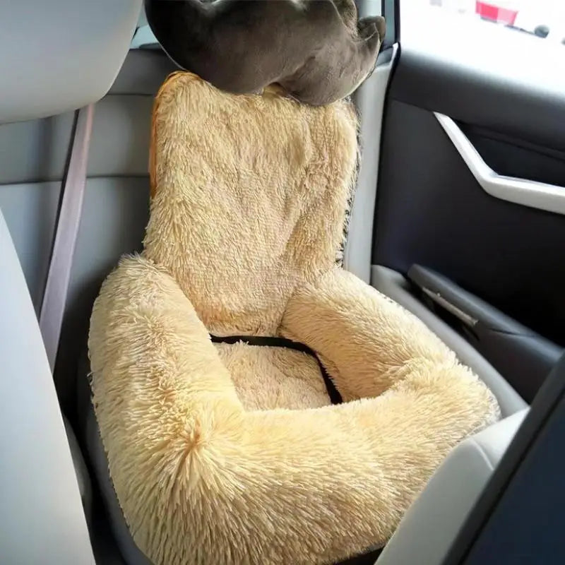 Siège coussin de voiture pour chien, antidérapant et lavable