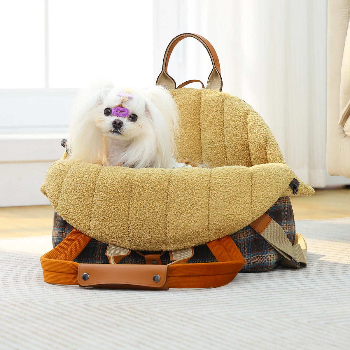 Sac de transport pliable 4-en-1 pour petit chien ou chat