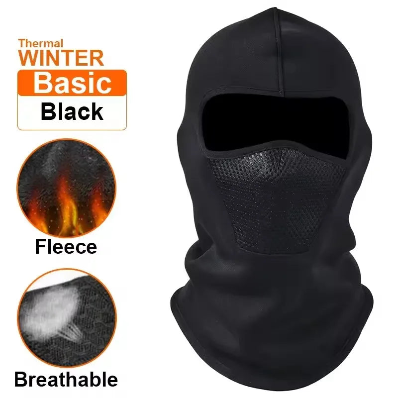 Cagoule thermique intégrale pour sports d'hiver