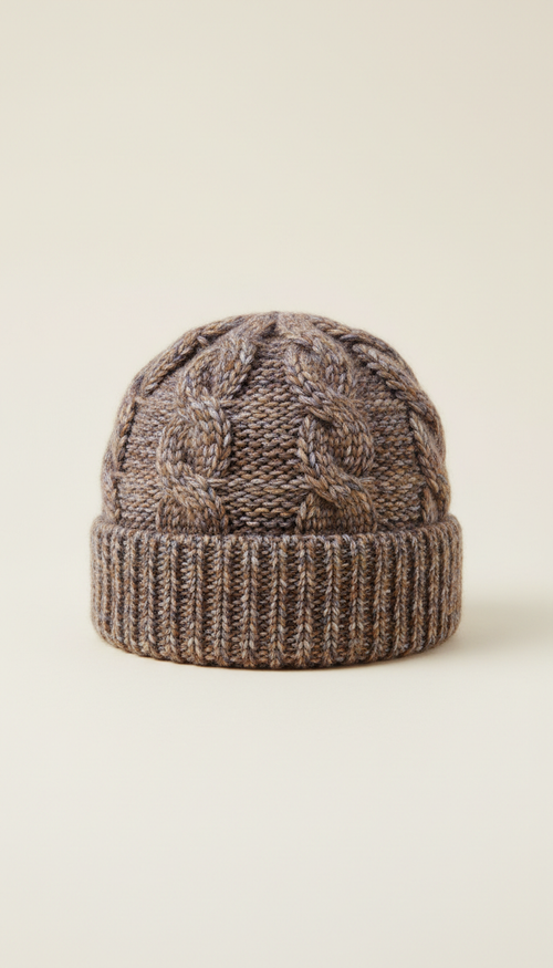Bonnet en laine tricoté